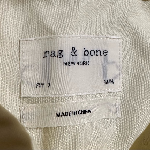rag & bone Fit 2 Tomlin button down in pale yellow - M - Picture 5 of 5